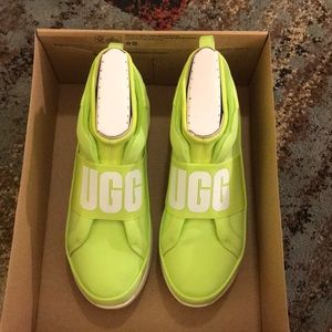 UGG sneakers in neon yellow/green NEW